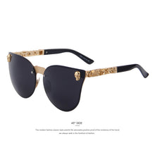 RARE : Eyewear Skull Frame Metal Temple glasses.