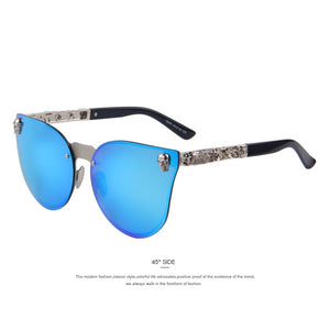 RARE : Eyewear Skull Frame Metal Temple glasses.