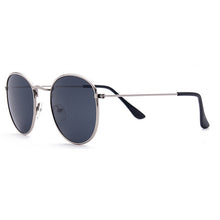 Gold Metal Round Lens Sunglasses