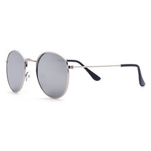 Gold Metal Round Lens Sunglasses