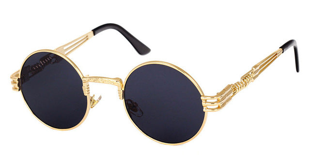 'Retro Steam Punk'  Round Sunglasses