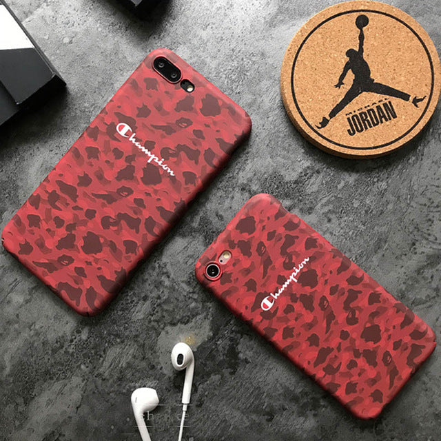 Champion 'Red' Camo Case
