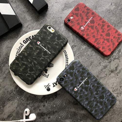 Champion 'Black' Camo Case