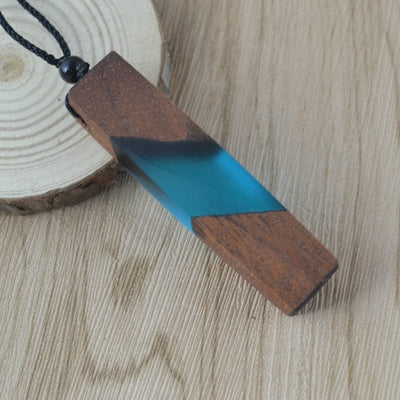 Enchanted Wood Resin Necklace