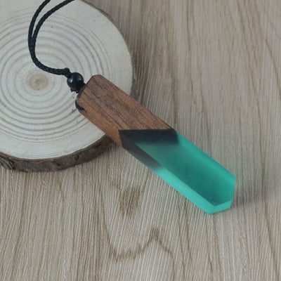 Enchanted Wood Resin Necklace