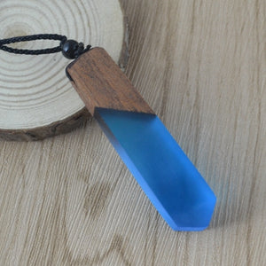 Enchanted Wood Resin Necklace