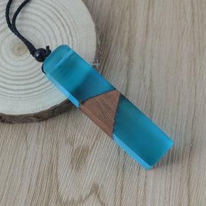 Enchanted Wood Resin Necklace
