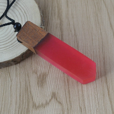 Enchanted Wood Resin Necklace