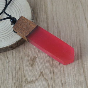 Enchanted Wood Resin Necklace