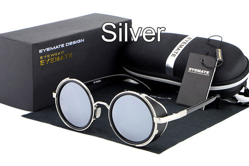 'Hendrix' Round Glass Sunglasses
