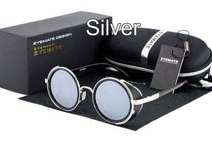 'Hendrix' Round Glass Sunglasses